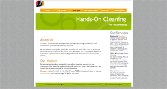 Desktop Screenshot of handsoncleaning.net